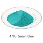Пигмент жемчужного порошка минеральная пудра Mica, тип порошка 4708, зеленый, синий, для автомобильного красителя, красителя, мыла, автомобильного искусства, акриловой краски