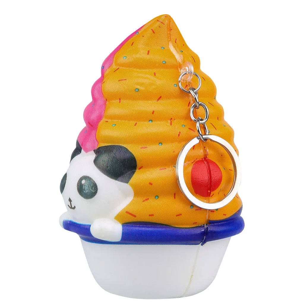 Мини плюшевый брелок антистрессовые игрушки для детей медленно поднимающийся