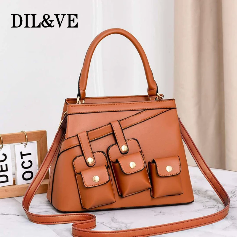 

DL052-21 Winter trendy new fashion big bag messenger shoulder handbag bags
