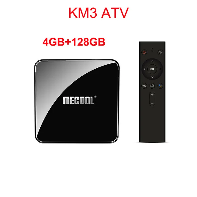 4GB RAM 128GB ROM MECOOL KM3 Android 9,0 Голосовое управление ТВ коробка Google Сертифицированный 4 Гб 64 Гб 128 ГБ Amlogic S905X2 2,4G& 5G WiFi Bluetooth 4,1 USB 3,0 - Цвет: 4GB RAM 128GB ROM