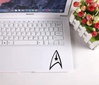Наклейки для ноутбуков, виниловые, с логотипом Звездный путь