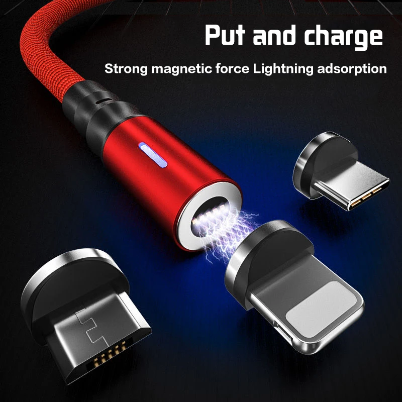1,2 M 3A Магнитный usb-кабель для быстрой зарядки данных для iPhone Xs Max Magnet charger Micro USB type C кабель для samsung S10 plus