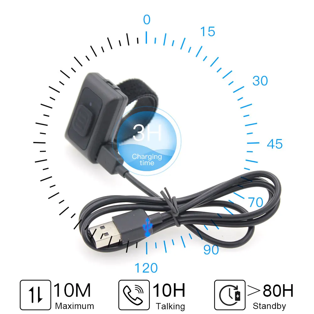 

2021 New Wireless Wireless PTT Controller Hands-free Walkie Talkie Button for Android IOS Mobile Phone Low Energy for Zello Work