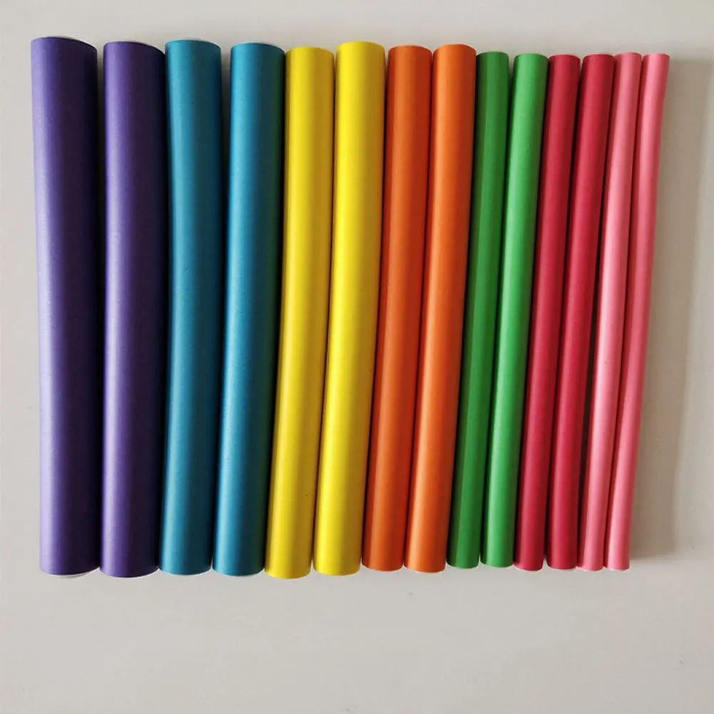 

42Pcs Hair Curlers Flexi-Rods Flexible Twist-flex Foam Hair Roller Curling Rods No Heat Hair Rollers for Short Medium and Long
