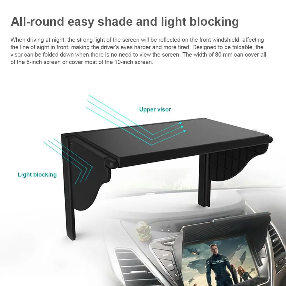 Универсальная крышка для GPS навигатора Солнцезащитный Чехол 6 10 дюймов