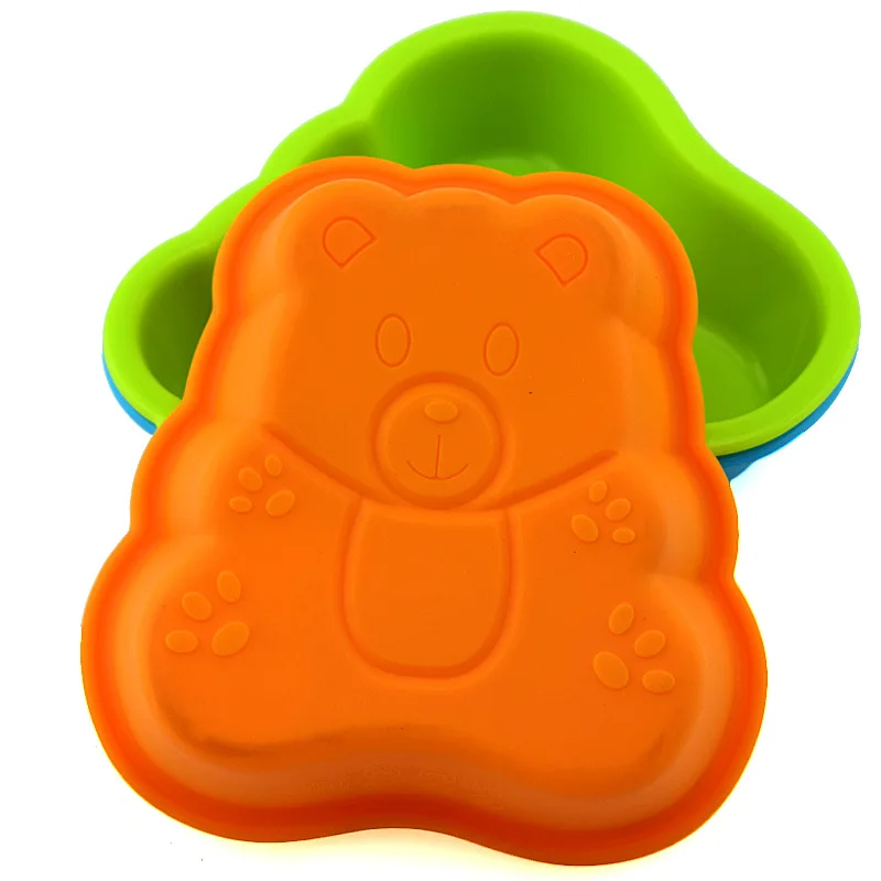 

Patisserie Silicone Mold for Baking Bear Cake Mold Muffin Cup Jelly Pudding Soap Shape Baking Children's Food Supplement Tool