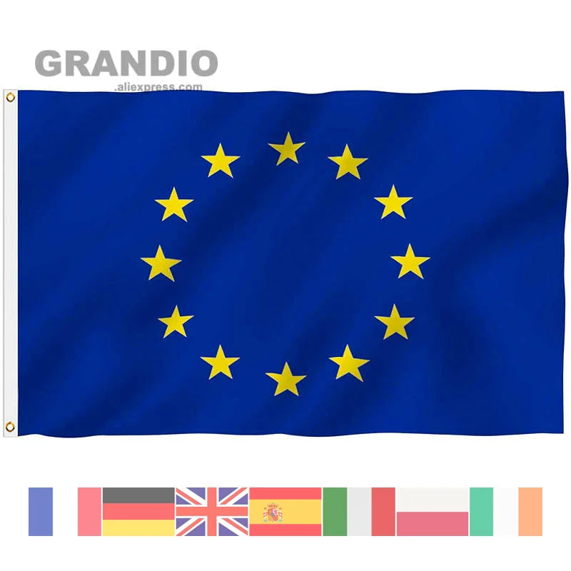 Флаг Европейского союза для ЕС Великобритании Франции Германии Испании 90x150 см