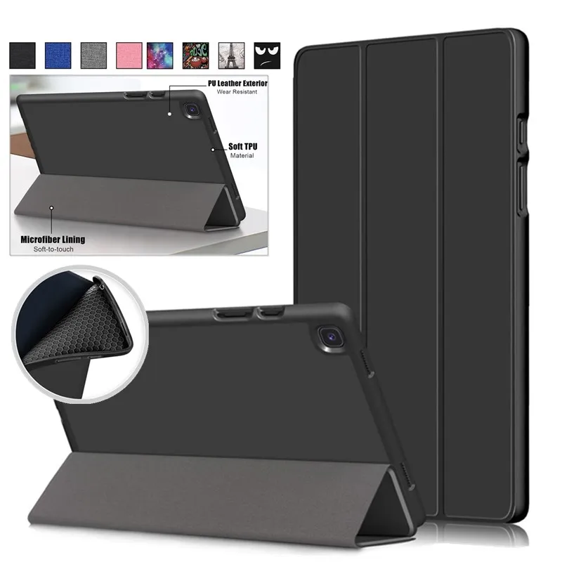 

Чехол для Samsung Galaxy Tab A7 2020 10,4 дюйма SM T500 T505, мягкая задняя крышка из искусственной кожи, ТПУ, чехол для планшета Galaxy Tab A7 A 7