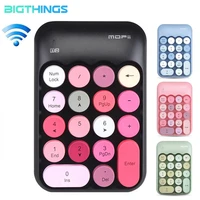 wireless mini numeric keyboard protable keypad 2 4g colorful vintage style for windows tablet surface desktop laptop notebook