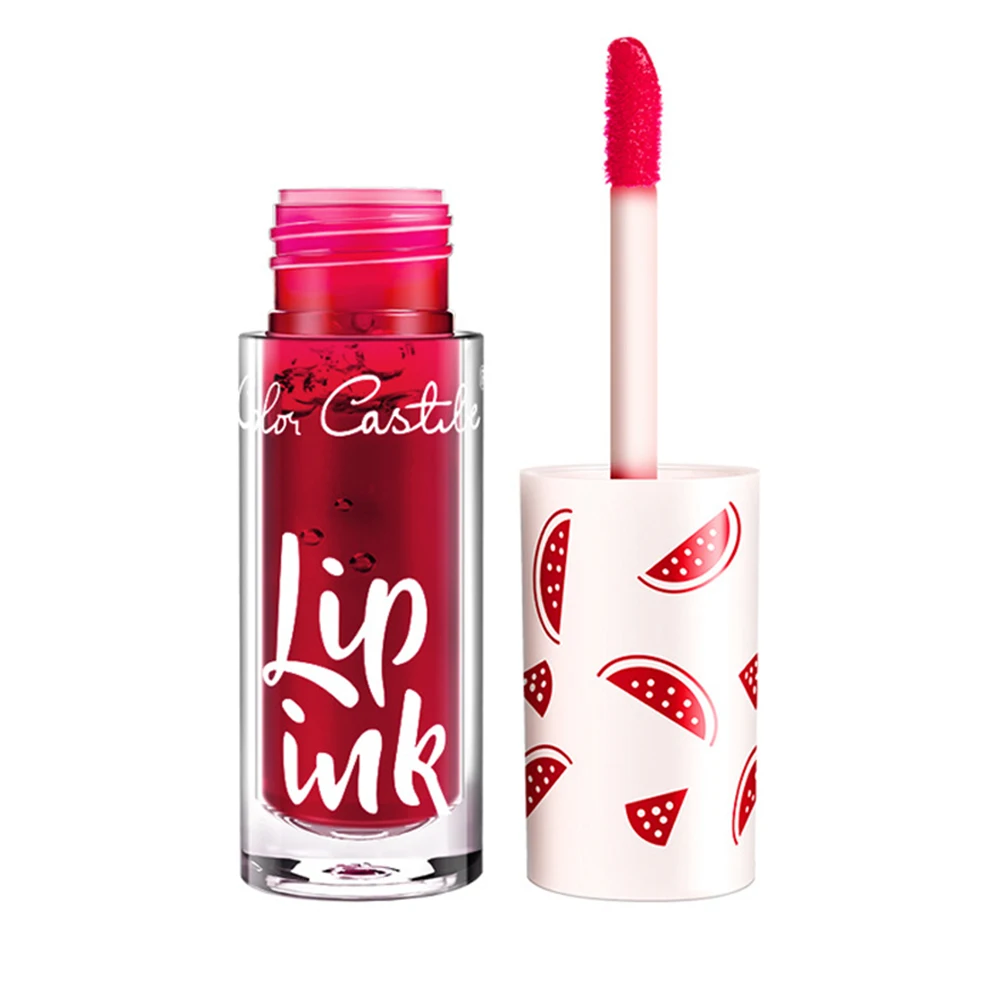 

Fruit Moisturizing Waterproof Non Stick Cup Lipstick Lip Glaze Dyeing Lip Liquid Matte Lip Gloss Tint Beauty Cosmetics