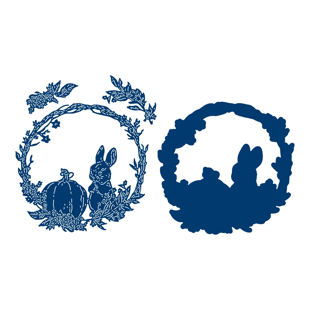 

2021 Hot Sale New Pumpkin Wreath Metal Cutting Scrapbook Crafts Cutting Mold Making Photo Album Handmade Decoration Diy