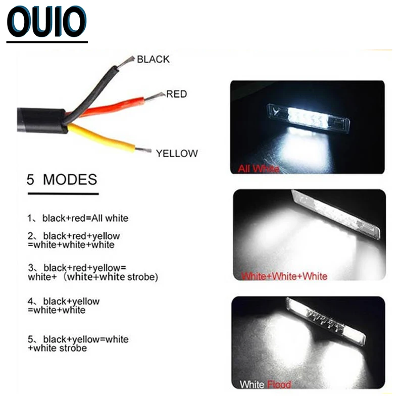 Машинка для стрижки 48 Вт 6 &quotсветодиодный светильник балка внедорожных условий