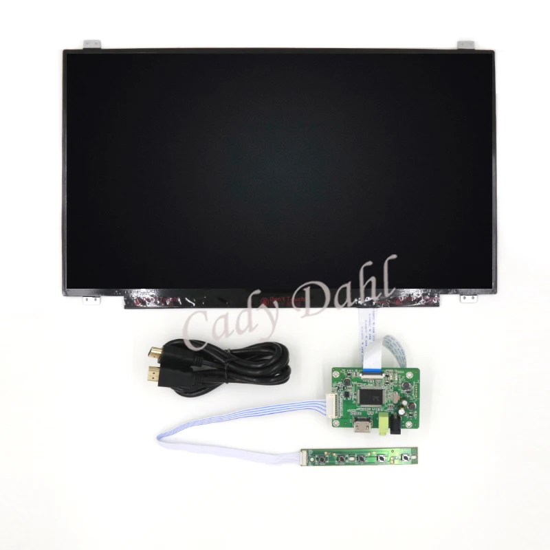 LCD Kit with Cable 17,3 дюймов ips FHD 1920x1080 EDP1080P ЖК-дисплей монитор с HDMI ЖК-контроллер плата модуль комплект для Raspberry Pi PC Windows - Цвет: LCD Kit with Cable