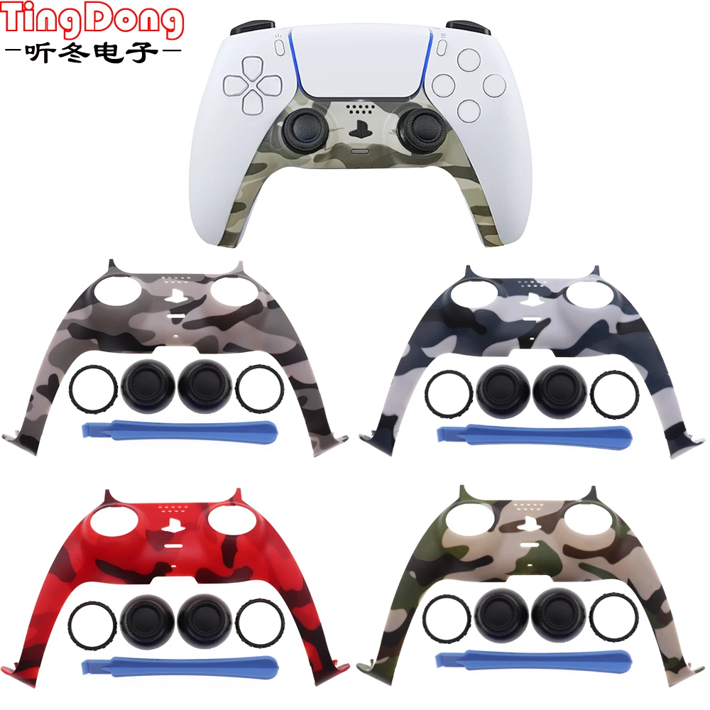 

TingDong Decorative Strip For PS5 Controller Joystick Handle PC Decoration Strip For Playstation 5 Thumbstick Cap & Accent Rings