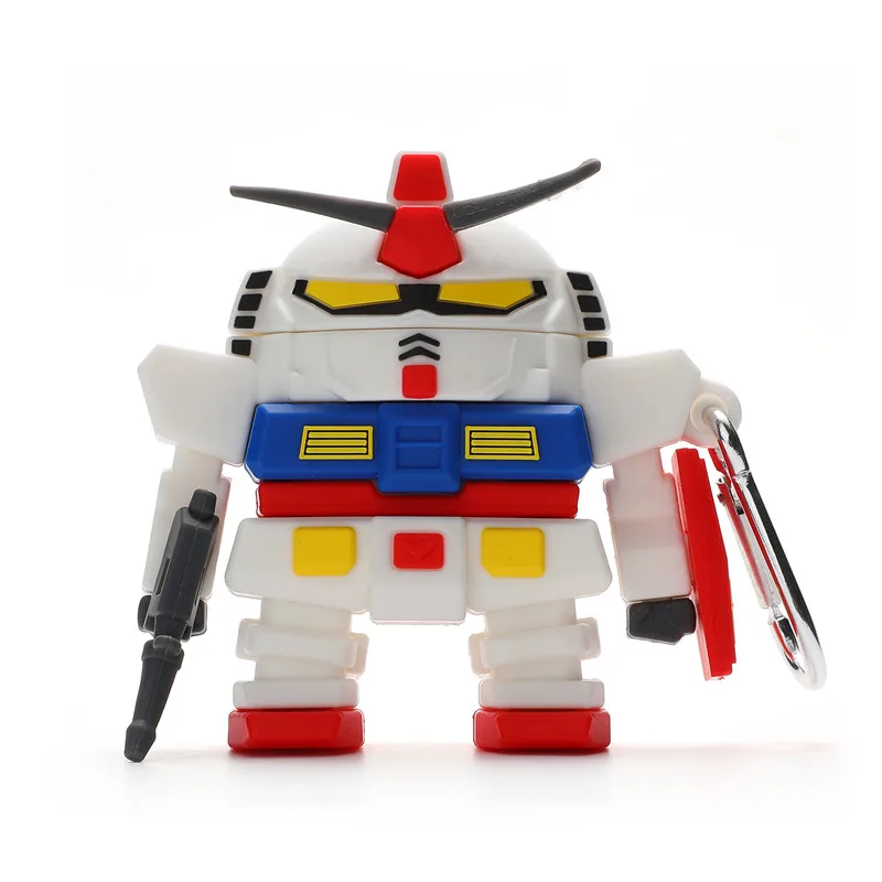 3D милый мультяшный чехол для наушников Gundam s Apple Airpods Pro Мягкий Силиконовый