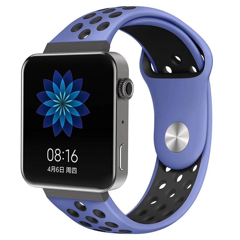 8067 Мягкий силиконовый ремешок для часов для xiaomi smart watch, новинка, сменный ремешок для mi watch, резиновый ремешок для часов, аксессуары - Цвет: 8067