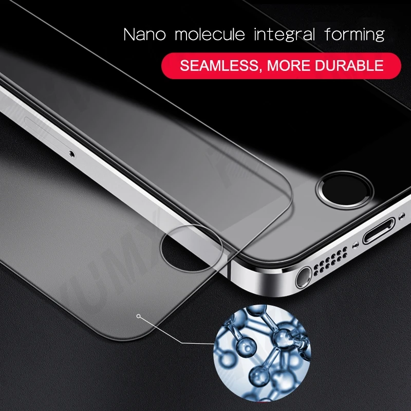 Прозрачное закаленное стекло 100D для iPhone 7 8 6 6S Plus стеклянная Защита экрана 5 5C