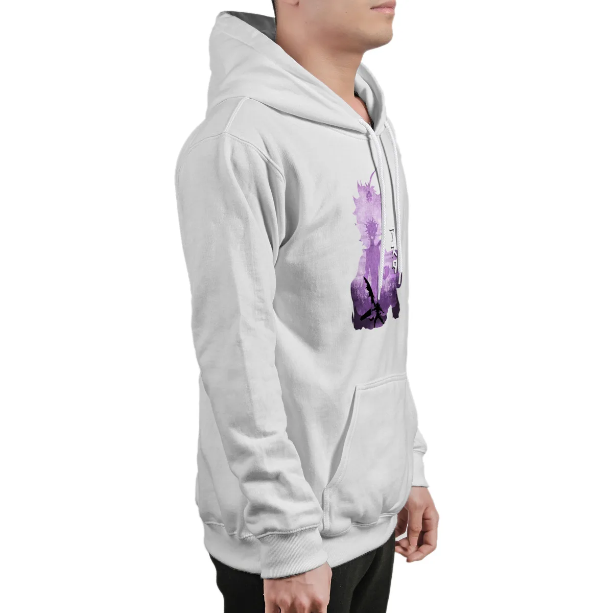 

Men's Hoodie Minimalist Silhouette AstaEssentials Print Fashion Hood Hoody Sweat Homme 37892
