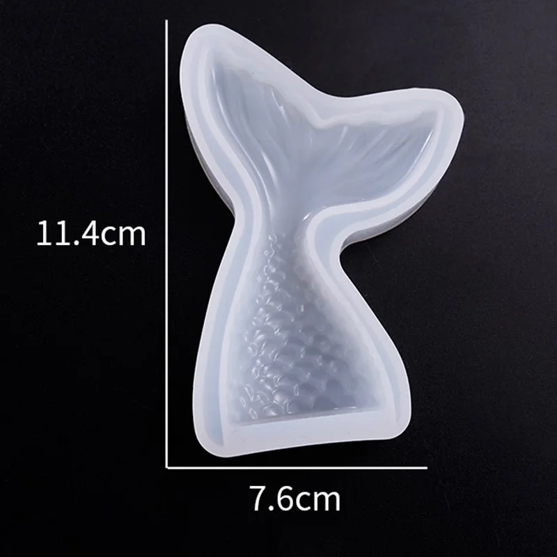 

Mermaid Tail Fondant Cake Moulds Silicone Mold Cake Decorating Baking Tools Handmade Soap Mold Fish Fork Tail Sugar Craft Molds