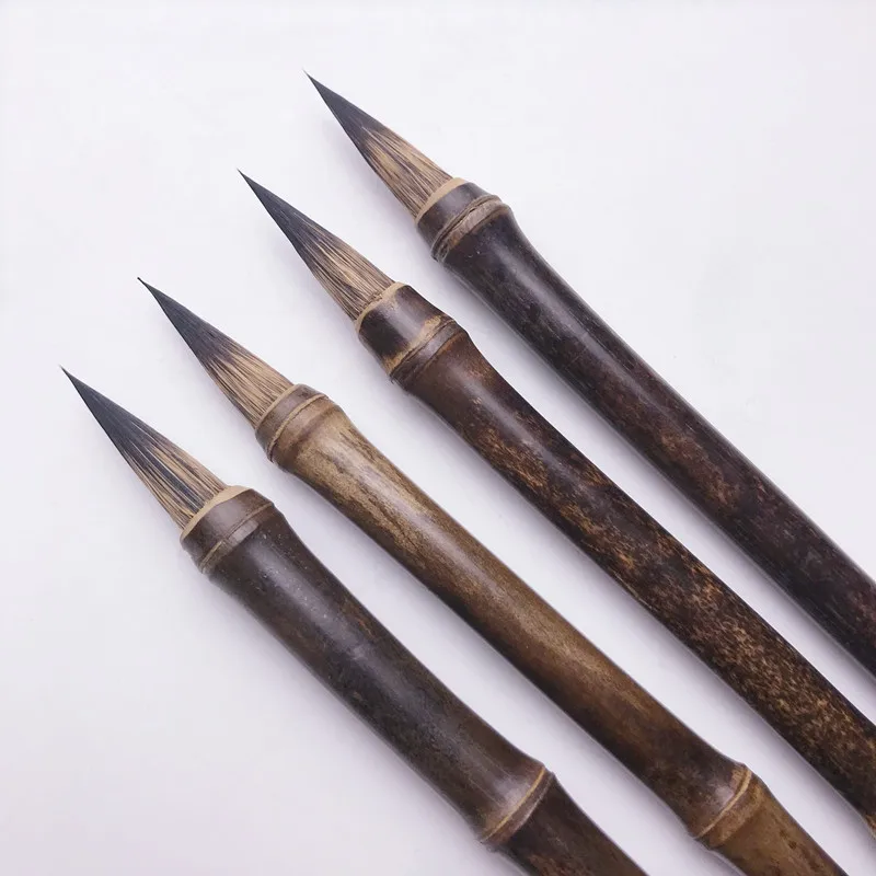 Кисть для каллиграфии китайская Ретро бамбуковая мышь ручка маленького обычного