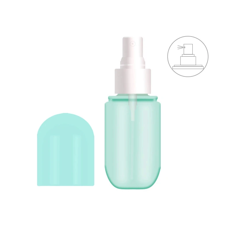 Green spray bottle Пустая бутылка эмульсии многоразовая бутылка для лосьона Бутылочки для шампуня бутылка для духов для ванной портативный контейнер для образцов - Цвет: Green spray bottle