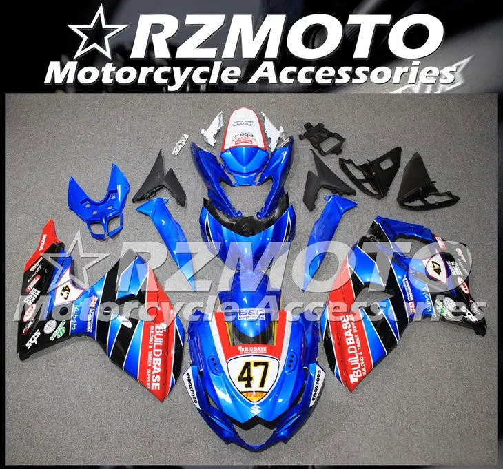 

New ABS Motorcycle Complete Fairings kit Fit for SUZUKI GSX-R1000 K9 L2 2009 2010 2011 2012 2013 2014 2015 2016 red blue 47