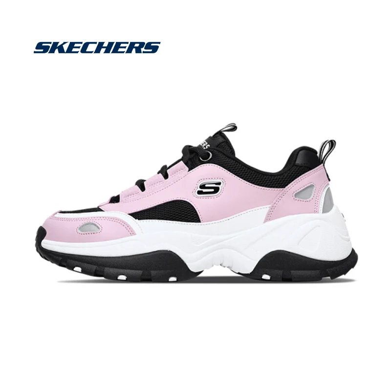 Обувь Skechers; женская повседневная обувь D'lites; кроссовки на платформе; обувь на танкетке; Женская оригинальная обувь; Zapatos De Mujer; 88888327-PKBK - Цвет: 88888327-PKBK