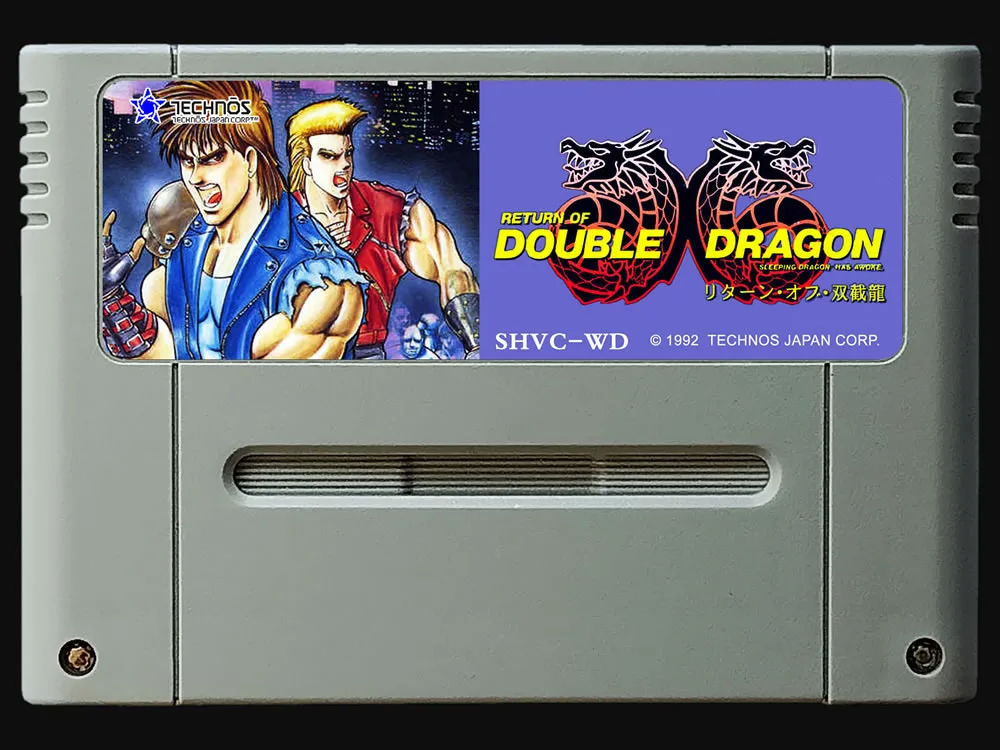 16 битные игры ** возврат Double Dragon (японская версия NTSC!)|Игры для консолей| |