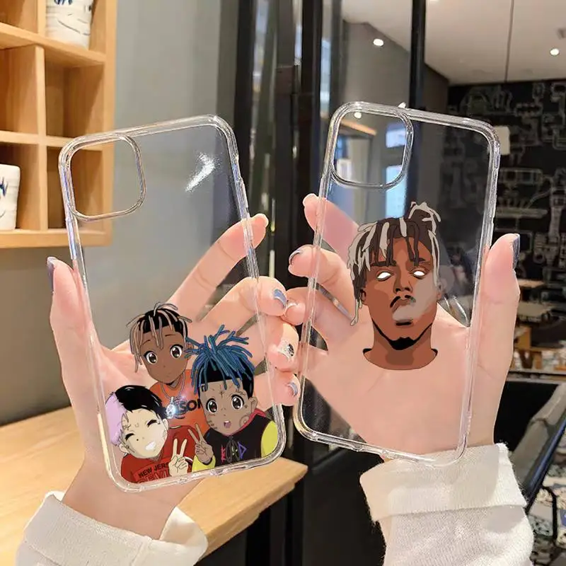 

Juice Wrld Death Race for Love Hop Rap Phone Case For iphone 13 12 11 8 7 plus mini x xs xr pro max Transparent soft