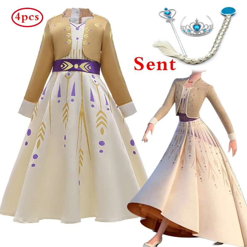 Новинка; платье Эльзы и единорога для девочек; бальное платье с вышивкой для маленьких девочек; вечерние платья принцессы для дня рождения; костюмы; одежда для детей