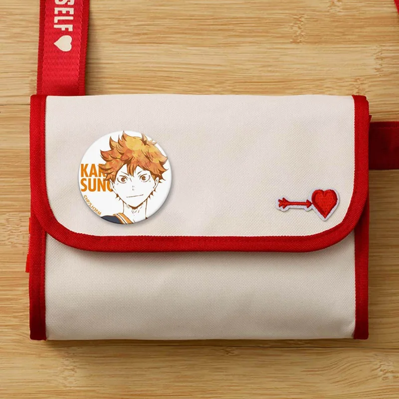 Haikyuu! Брошь-значок Хината шойо Значки для косплея аниме-волейбол мальчиков
