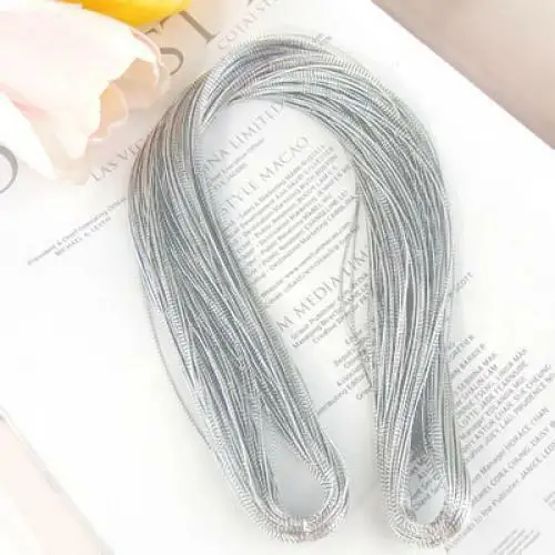 

100 yards 1mm Silver Metallic Thread String Cord DIY Jewelry Beading Craft