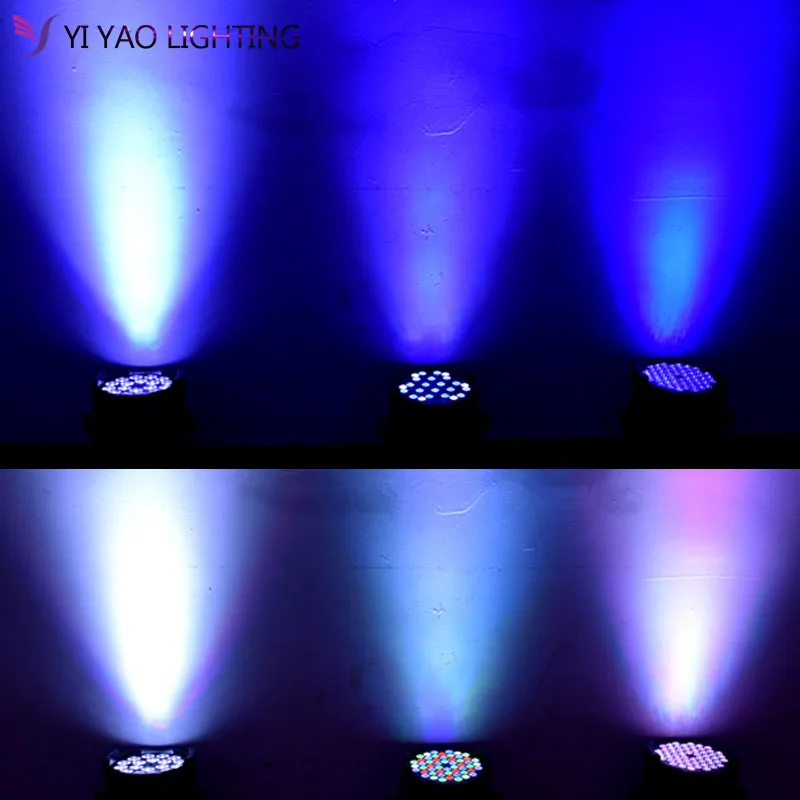 Профессиональный 54x3W Dj звуковой светильник DMX512 RGBW светодиодный сценический из
