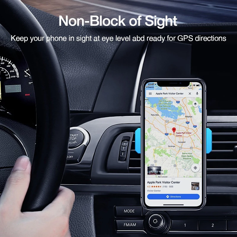 

Car Phone Holder Air Vent Mount Holder Universal Holder For Cell Phone in Car Mobile Phone Holder Stand For 4-6 inch Smartphone