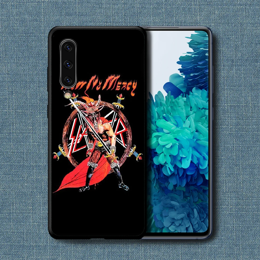 

Slayer Heavy Metal Rock Band Phone Case For Samsung Galaxy A 3 5 7 8 10 20 20E 21S 30 30S 40 50 51 70 71 black Cell Soft Coque