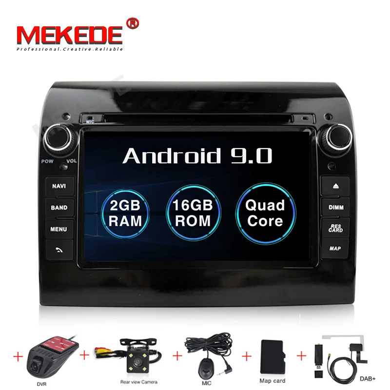 16G camera DVR DAB " Android7.1 Авто Радио автомобильный dvd-плеер gps навигация Мультимедиа Стерео для Fiat Ducato 2008- CITROEN Jumper PEUGEOT Boxer - Цвет: 16G camera DVR DAB