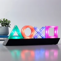 2020 new voice control game icon light for ps4 mood flash lamp for playstation player commercial colorful lighting