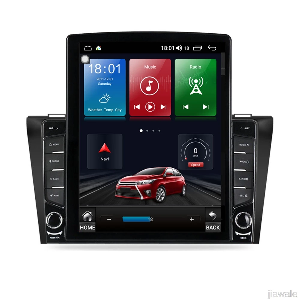 Автомобильный мультимедийный плеер на Android 10 восемь ядер экран 9 7 дюйма GPS для Mazda 3