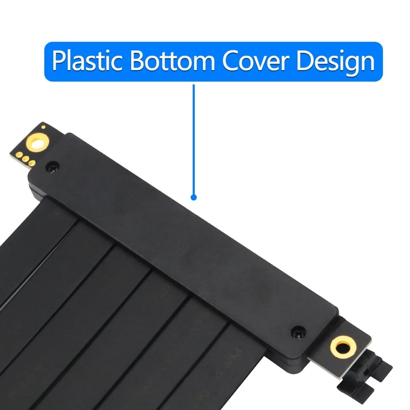 

PCI Express 16X Image Card Extension Cable 20cm 270 Degree GPU Card Extension Cable with Buckle Slot