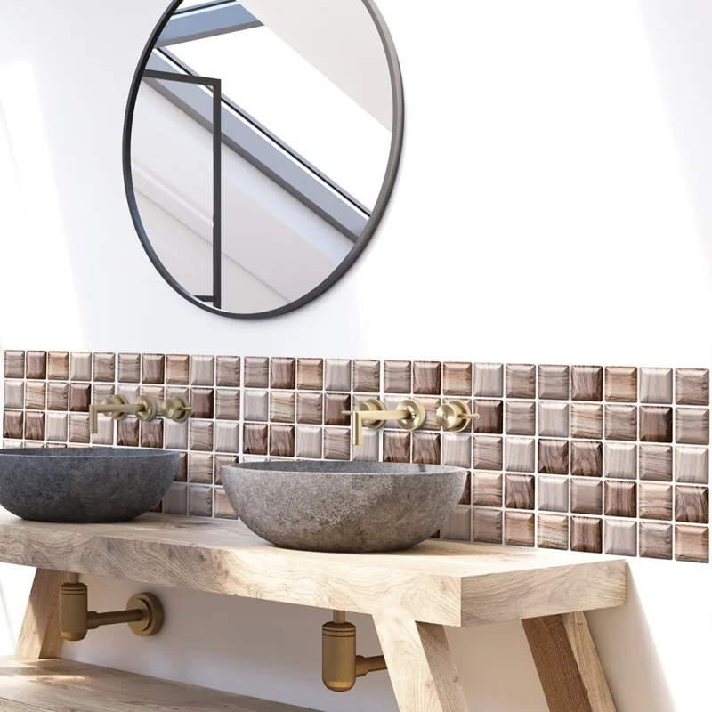 Лидер продаж 3D Наклейка на стену с имитацией кирпича водостойкая настенная