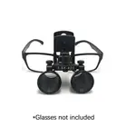 Стоматологическая лупа 3,5x, бинокулярная медицинская Лупа с большим обзором, стоматология, хирургическая оптическая стеклянная линза, стоматологическая лупа с зажимом