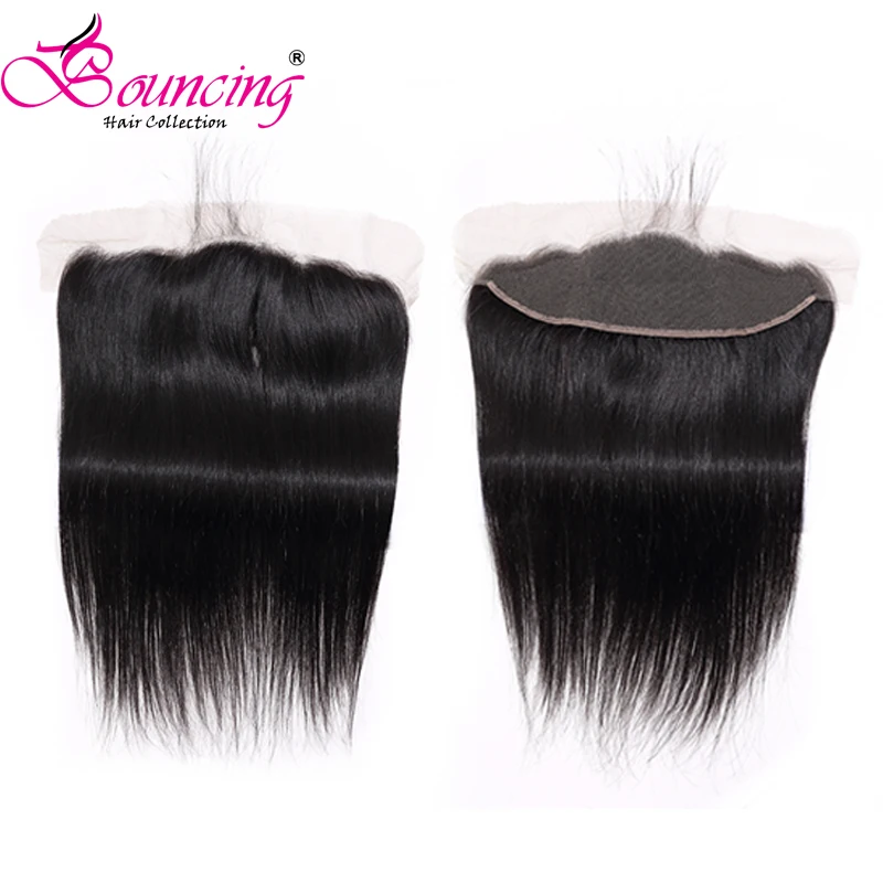 Подпрыгивая 36 38 40 длинных дюймов прямые пучки с закрытием 13*4 13*6 прозрачные