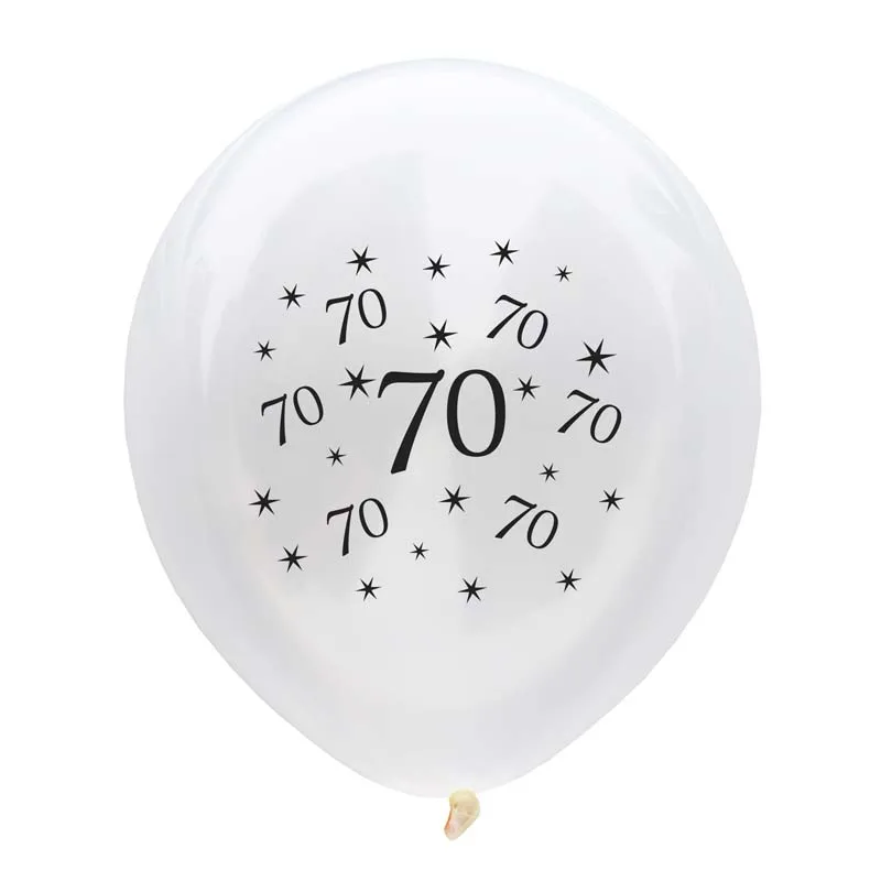 70th 10 шт. воздушные шары на день рождения 30, 40, 50, 60, 70, 80 лет, праздничные украшения для дня рождения, воздушные шары на день рождения для взрослых, вечерние шары - Цвет: 70th