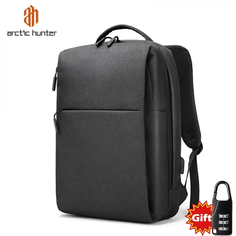 Деловой мужской рюкзак ARCTIC HUNTER вместительный водонепроницаемый студенческий