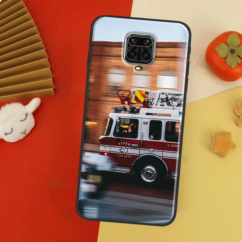 Пожарная машина для Xiaomi Redmi Note 9 7 8 10 Pro 8T 9S чехол 9T 9C 9A 7A 8A K40 телефона | Мобильные