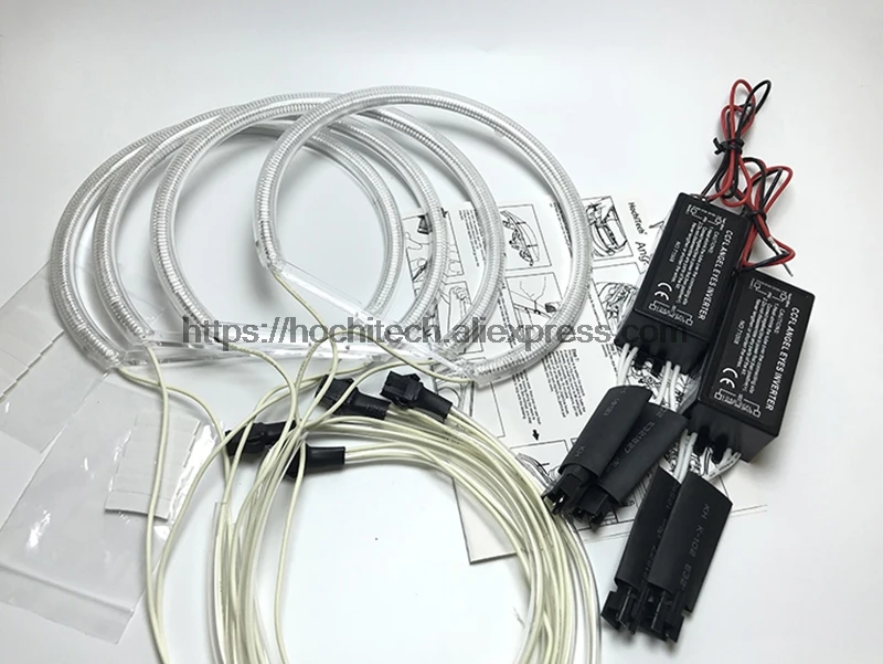 HochiTech для 2007-14 Chevrolet Silverado 1500 2500 3500 автомобильный Стайлинг ультра яркий CCFL ангел демон глаза комплект Теплый Белый Halo Кольцо