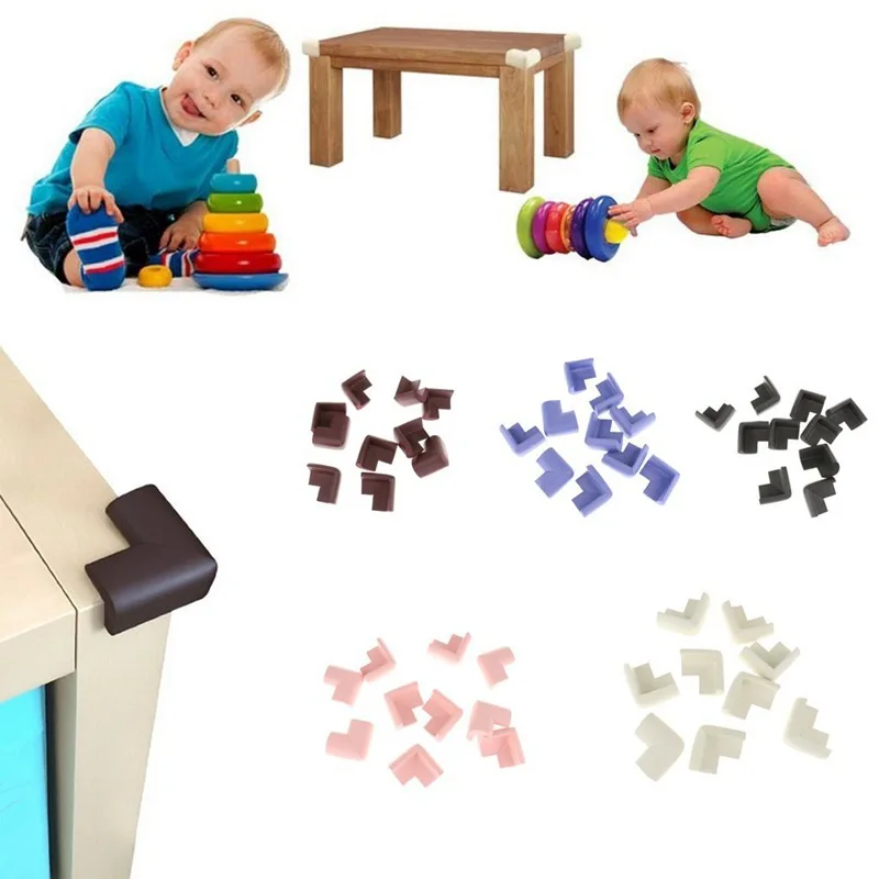 10 шт стол углы пены защитная накладка для безопасности ребенка черный|Бамперы