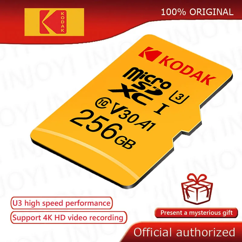 Kodak 256GB micro sd карта высокоскоростная памяти класса 10 U3 4K cartao de memoria tarjeta sd|Карты