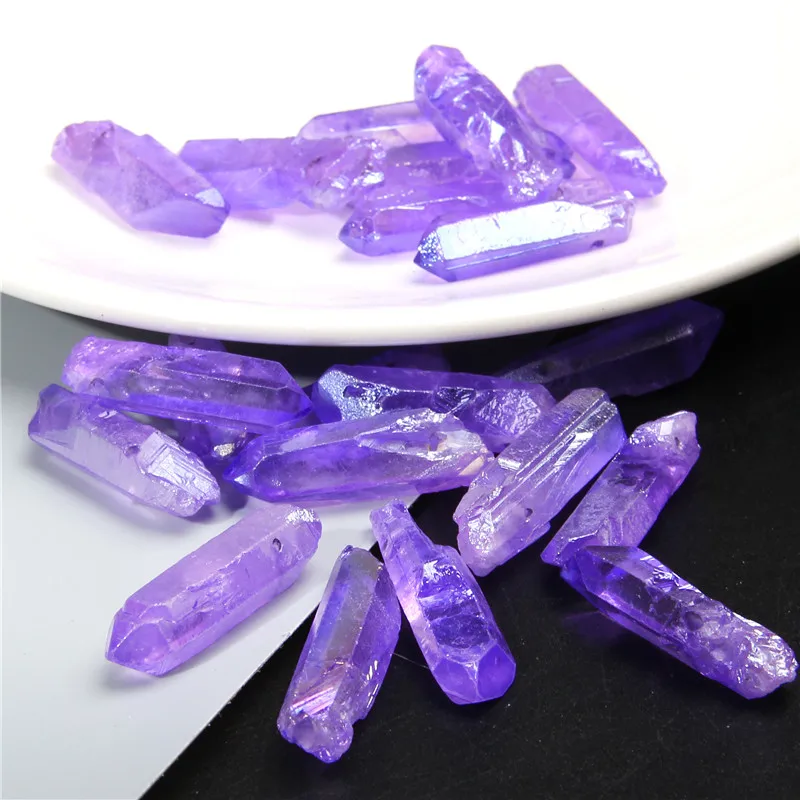 40 мм 10 шт. необработанный натуральный гальванический кластер сделай сам столбик