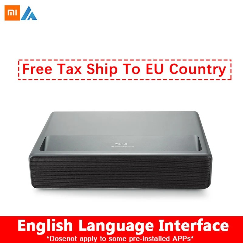 Xiaomi Fengmi Wemax один лазерный проектор ТВ английский интерфейс 5500 люмен 150 Inche 1080 Full HD 4K Поддержка Bluetooth BT DOLBY DTS
